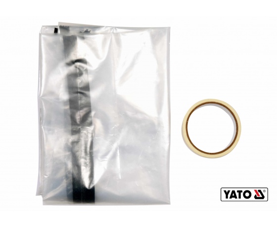 Фото 2 - Плівка пилезахисна для дверних і віконних отворів YATO 220 х 120 см тип 