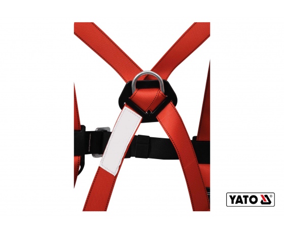 Фото 2 - Шлейки безпеки з лямками корпуса тіла і амортизатор YATO для висотних робіт