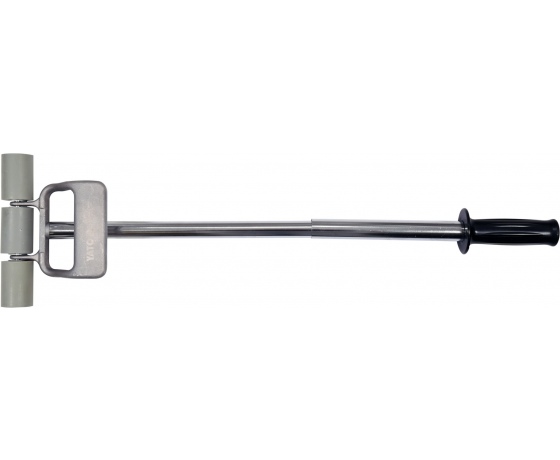 Фото 3 - Валик притискний гумовий YATO Ø38 x 190 мм, сталева телескопічна ручка 450-690 мм