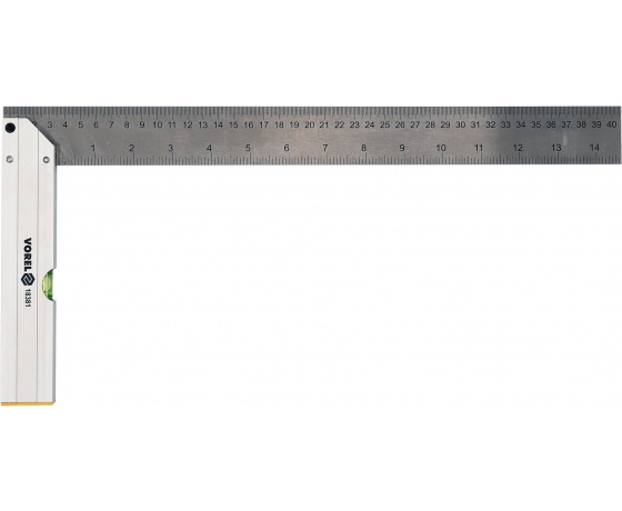 Фото 2 - Кутник з рівнем VOREL 400 мм/14.5