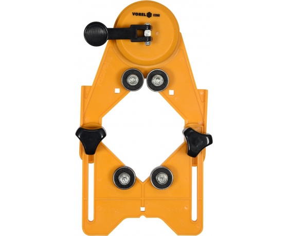 Фото 3 - Направляючий пристрій VOREL для свердління в плитках, Ø4-84 мм, кріплення на присосках