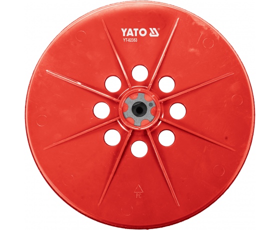 Фото 2 - Насадка кругла для шліфмашин YT-82340 і YT-82350 YATO, Ø225 мм