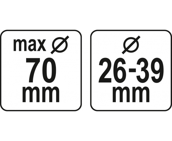 Фото 6 - Насадка пиловловлювальна YATO при довбанні і свердлінні свердлами Ø≤70 мм, діапазон 26-39 мм