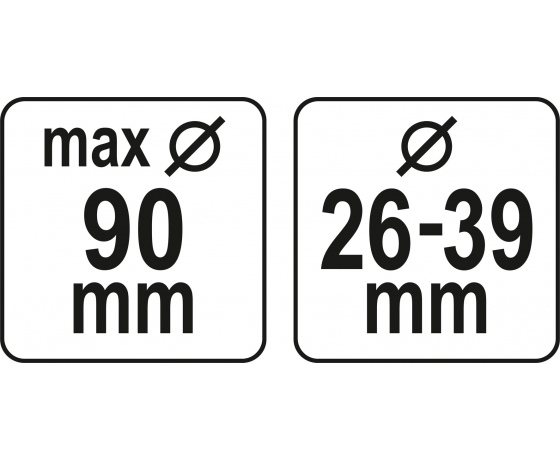 Фото 5 - Насадка пиловловлювальна YATO при свердлінні корончатими свердлами Ø≤90 мм, діапазон 26-39 мм