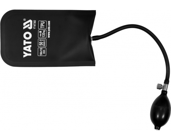 Фото 3 - Подушка монтажна, надувна YATO, навантаження 135 кг, висоти 50 мм, 190 х 110 мм