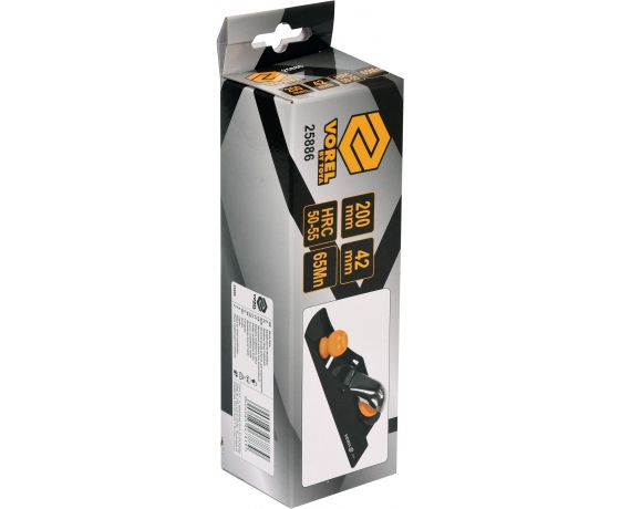 Фото 4 - Рубанок столярний VOREL 200 мм, ніж- 42/1.6 мм