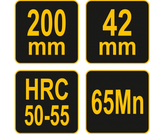 Фото 5 - Рубанок столярний VOREL 200 мм, ніж- 42/1.6 мм