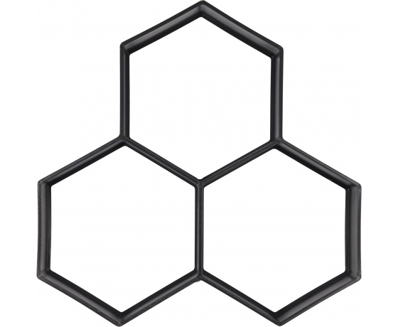 Фото 5 - Форми з поліпропілену для виготовлення бруківки VOREL 360 х 360 x 40 мм