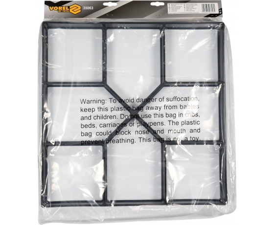 Фото 4 - Форми з поліпропілену для виготовлення бруківки VOREL 400 х 400 x 40 мм