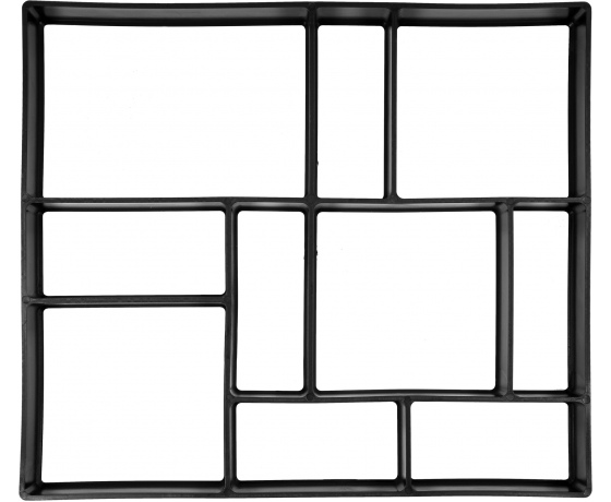 Фото 4 - Форми з поліпропілену для виготовлення бруківки VOREL 450 х 400 x 40 мм