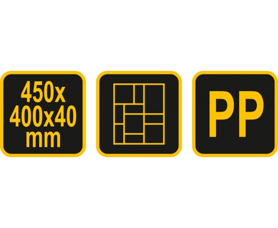 Фото 5 - Форми з поліпропілену для виготовлення бруківки VOREL 450 х 400 x 40 мм