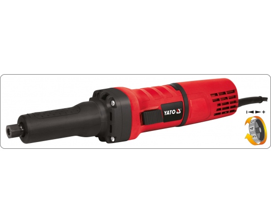 Фото 3 - Шліфмашина пряма мережева YATO, 750 Вт, шпиндель Ø6 мм, 10000-30000 об/хв