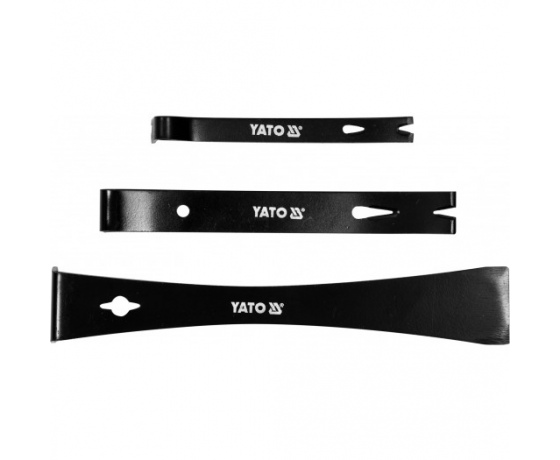 Фото 2 - Ломи-скребки  YATO 135x 14 мм, 182x 25 мм, 240x 42 мм, 3 шт.