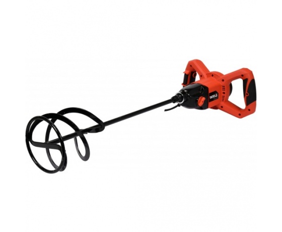 Фото 2 - Міксер мережевий YATO: 1600 Вт,  М14, 2 швид: 180-400 і 300-750об/хв, міксер Ø=140 мм