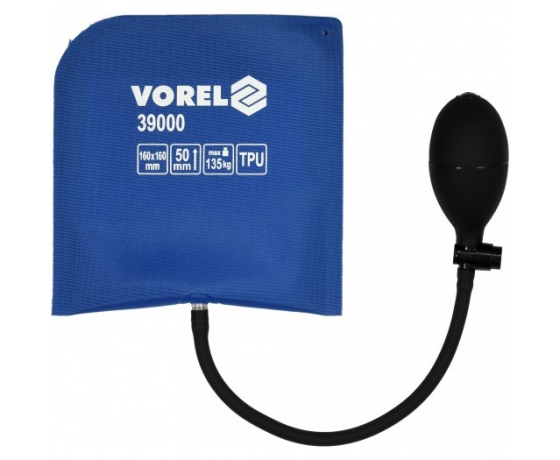 Фото 2 - Подушка монтажна, надувна VOREL для навантаження - 135 кг, висота- 50 мм, габарити - 160 х 160 мм