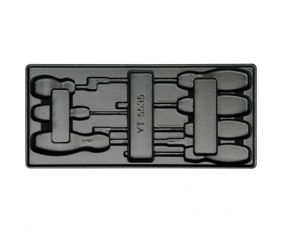 Фото 2 - Вклад до інструментальної шафи пустий YATO, для викруток YT-5535