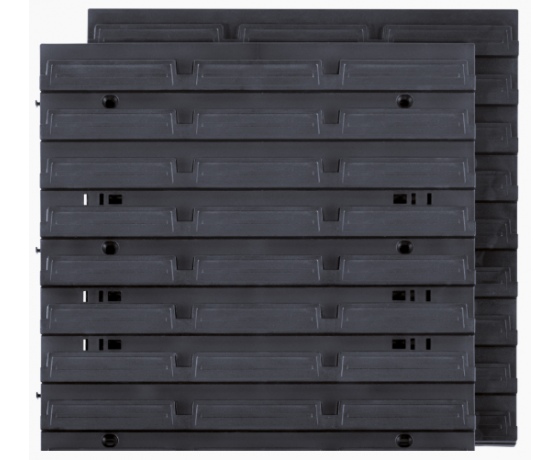 Фото 3 - Таблиця перфорована 400х165х400мм з ергобоксами: 70х100х155 мм 8шт, 90х120х195 мм 12шт, 60х80х115 10