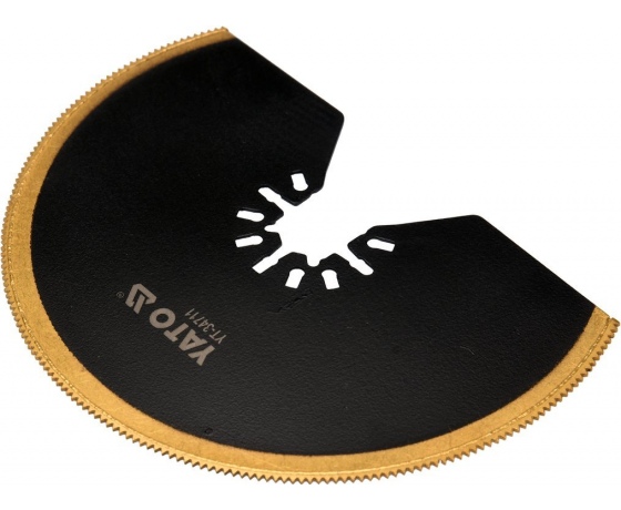 Фото 2 - Полотно-насадка різальне для реноватора YT-82220 YATO по дереву і металу, півдиск Ø= 100 мм