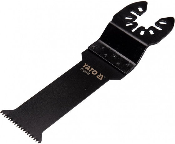 Фото 2 - Полотно-насадка різальне для реноватора YT-82220 YATO по дереву, ламін., ПВХ, l= 120/68 мм, w= 32 мм