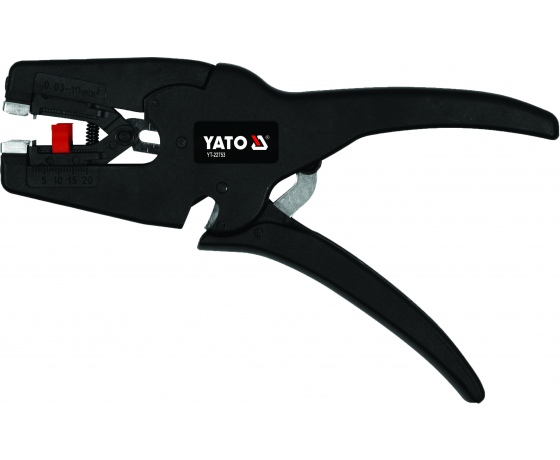 Фото 2 - Знімач ізоляції автоматичний YATO, L= 195 мм, межа обробки- 0,03- 10 мм²