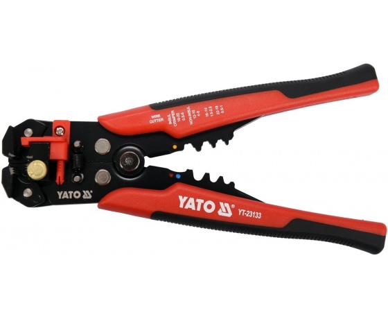 Фото 3 - Кліщі для обтискання і зачистки проводів YATO. L=205 мм, 0,2- 6 мм², з наконечниками, 191 елем.