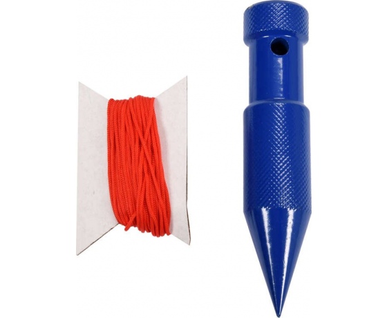 Фото 2 - Висок будівельний VOREL, Ø= 22 мм, l= 115 мм, M= 200 гр, зі шнуром l= 6 м