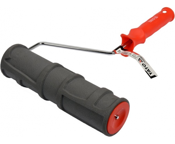 Фото 2 - Валик декоративний YATO : Ø= 70 мм l= 230 мм. для узорів в штукатурці , поліуретановий