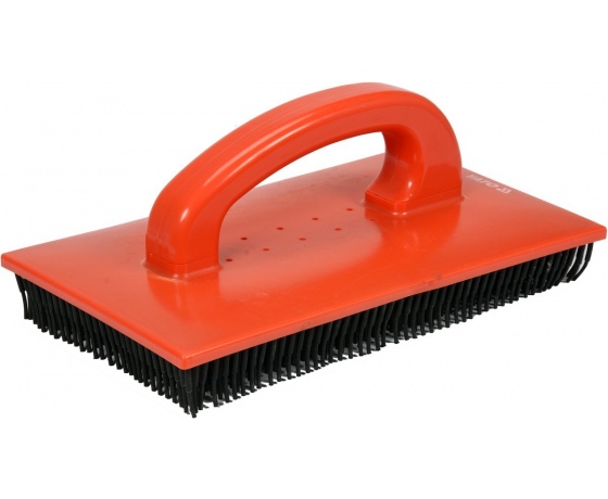 Фото 2 - Щітка декоративна для штукатурок YATO, 140х 235 мм з ручною. гумовий ворс