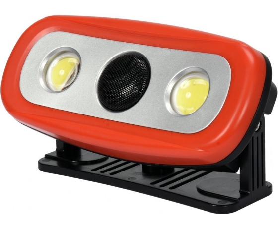 Фото 2 - Світильник переносний, світлодіод YATO 3,7 В Li-Ion акумул 2000Лм з 2 динаміками по 15Вт, заряд. USB