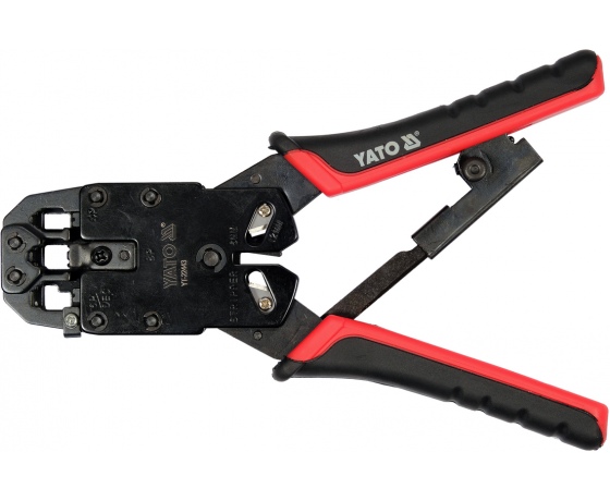 Фото 4 - Кліщі для обтискання і зачистки проводів YATO, тип RJ45, RJ10, RJ11, L= 205 мм