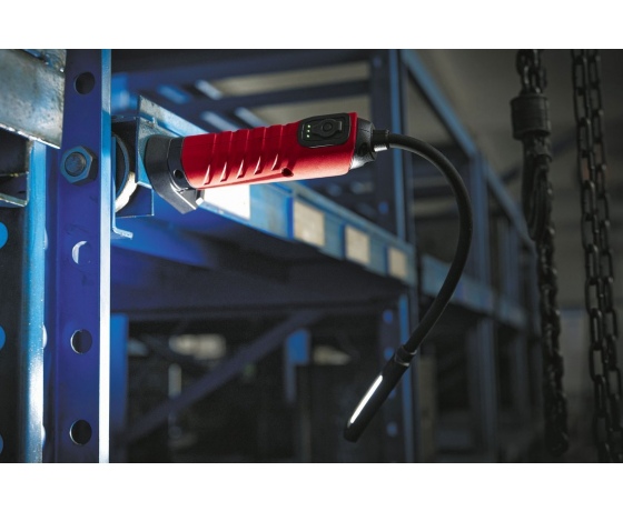 Фото 5 - Лампа світлодіодна для майстерні YATO; 3.7 В акумулят. Li-Ion, 2 режими, зарядний USB пристрій