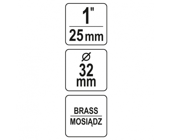 Фото 5 - Штуцер для сполучення водяного насоса з шлангом YATO; 