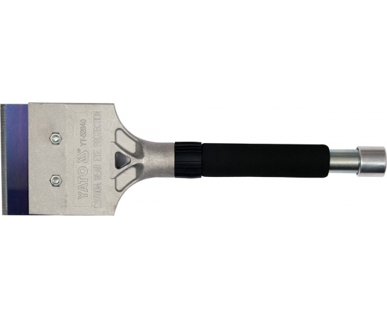 Фото 2 - Скребок до підлоги YATO, L= 350 мм, 2-стор. сталеве лезо- 10 см, з ударною ручкою