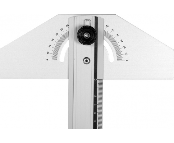 Фото 4 - Кутник установний алюмінієвий VOREL: l= 600 мм, 2 сторони 0-90°, з метричною шкалою