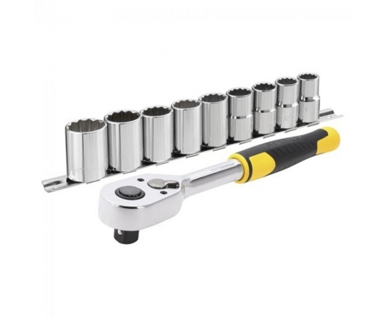 Фото 2 - Тріщатка з головками STANLEY : квадрвт 1/2 