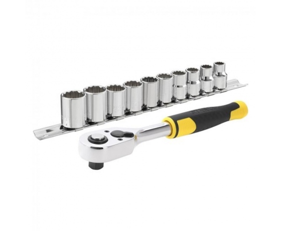 Фото 2 - Тріщатка з головками STANLEY : квадрвт 3/8 