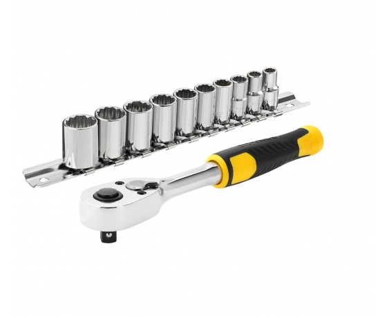 Фото 2 - Тріщатка з головками STANLEY : квадрвт 1/4 