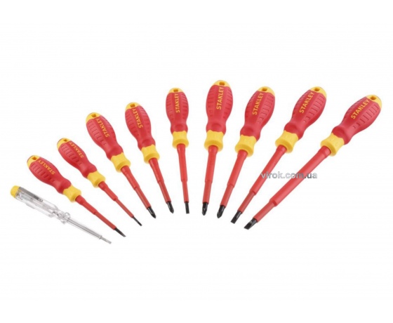 Фото 2 - Набір викруток діелектричних STANLEY VDE до 1000 В 10 шт