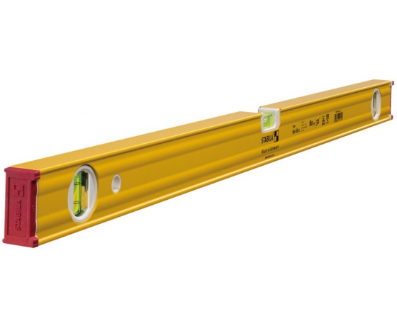 Фото 2 - Рівень STABILA Type 80 AS-2 : L= 150 см, 3 капсули. ударостійкий профіль (ребр.жостк) ковпачки