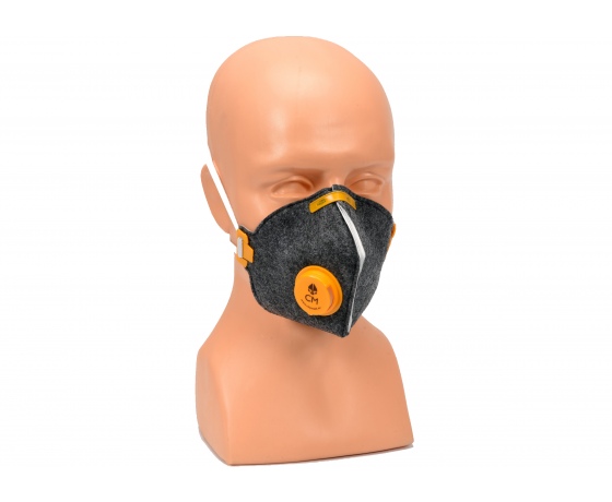 Фото 3 - Маска респіраторна VOREL протиаерозольна з фільтрованим клапаном