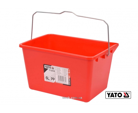 Фото 2 - Відро пластикове для малярних робіт YATO 6 л
