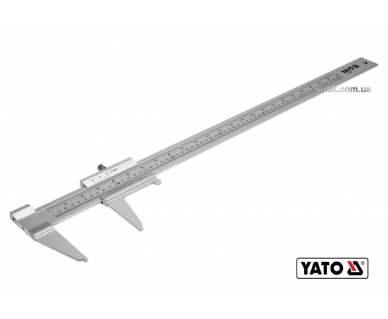 Фото 2 - Штангенциркуль алюмінієвий YATO 600 мм