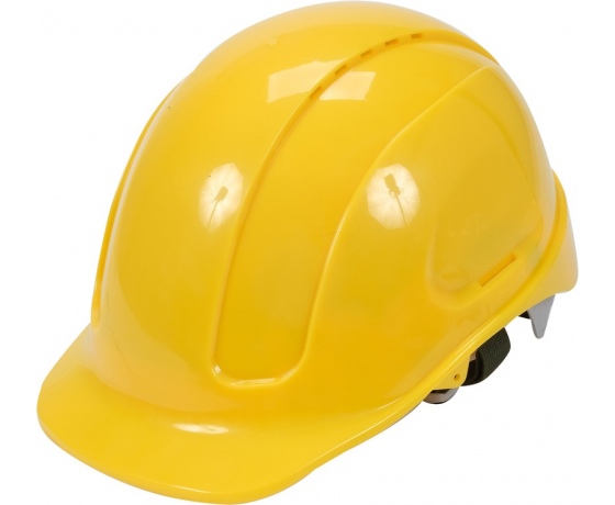 Фото 2 - Каска для захисту голови YATO жовта з пластика ABS