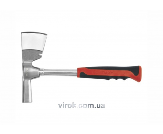 Фото 2 - Сокира штукатурна YATO з металевою ручкою 315 мм 600 г