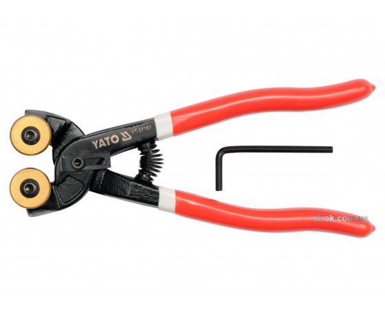 Фото 2 - Кусачки до керамічної плитки YATO з дисковими різцями 200 мм