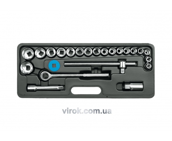 Фото 2 - Набір головок торцевих VOREL 1/2