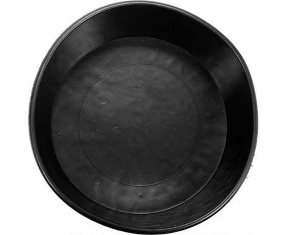 Фото 5 - Миска гумова, плоска для гіпсу і будівельних розчинів YATO, об'єм- 0,5 л, Ø= 155 мм, H= 50 мм