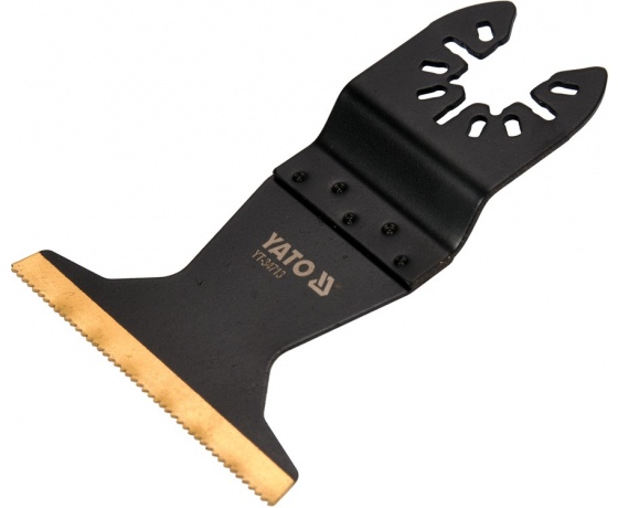 Фото 2 - Полотно-насадка різальне біметал для реноватора YT-82220 YATO по дереву і металу, l= 90 мм, w= 65 мм