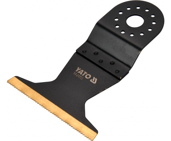 Фото 4 - Полотно-насадка різальне біметал для реноватора YT-82223 YATO по дереву і металу, l= 90 мм, w= 65 мм