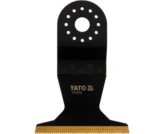 Фото 2 - Полотно-насадка різальне біметал для реноватора YT-82223 YATO по дереву і металу, l= 90 мм, w= 65 мм